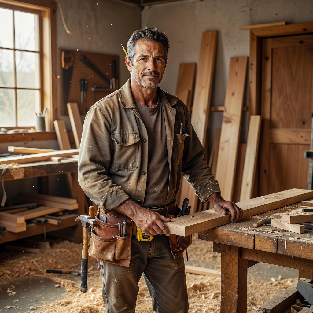 Portrait of Marcus, Head Carpenter